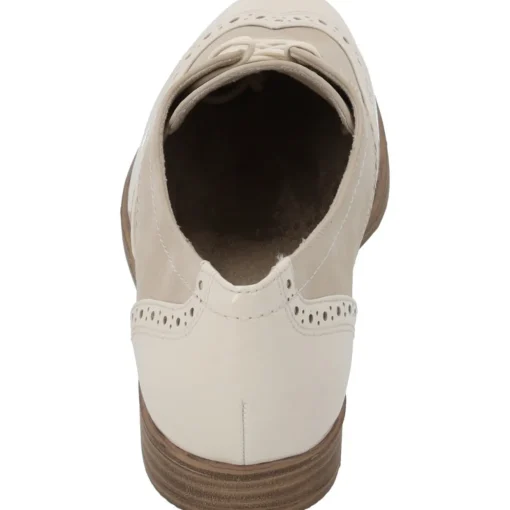 Jana Shoes 23260, Schnürschuhe, Damen, Beige