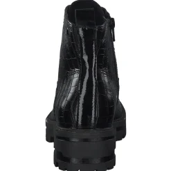 Jana Shoes 26209, Schnürstiefel, Damen, Schwarz