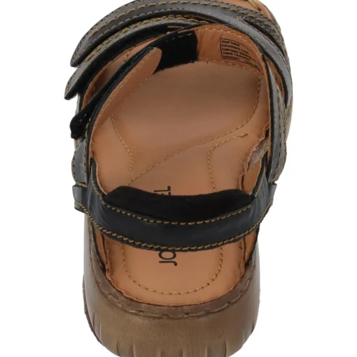 Josef Seibel 7676288, Keilsandaletten, Damen, Schwarz