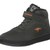 KangaROOS 10179-8090 K-CP Bound Mid EV, Winterstiefel, Kinder, military green/flame