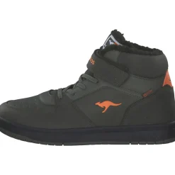 KangaROOS 10179-8090 K-CP Bound Mid EV, Winterstiefel, Kinder, military green/flame