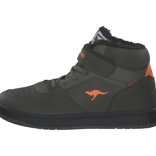 KangaROOS 10179-8090 K-CP Bound Mid EV, Winterstiefel, Kinder, military green/flame