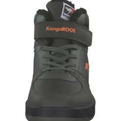 KangaROOS 10179-8090 K-CP Bound Mid EV, Winterstiefel, Kinder, military green/flame