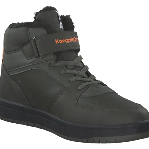 KangaROOS 10179-8090 K-CP Bound Mid EV, Winterstiefel, Kinder, military green/flame
