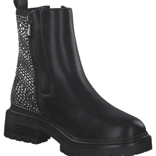 La Strada 2280561-1001 CHELSEA BOOTIE, Stiefeletten, Damen, BLACK PU