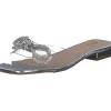 La Strada 2103166, Plateau-Pantoletten, Damen, SILVER