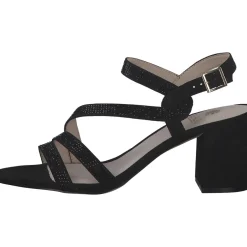 La Strada 2201015, Plateau-Sandaletten, Damen, black micro + stone