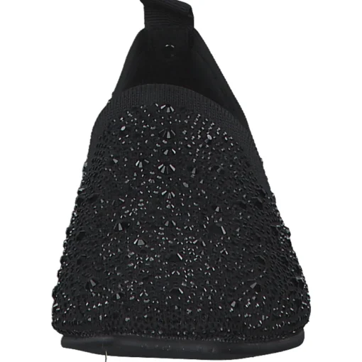 La Strada 2031004, Slipper, Damen, black knitted