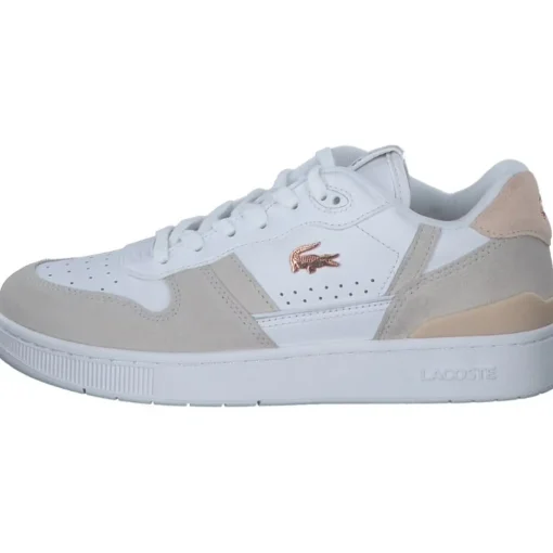 Lacoste T-Clip 48SFA0043, Schnürschuhe, Damen, white/lt pink