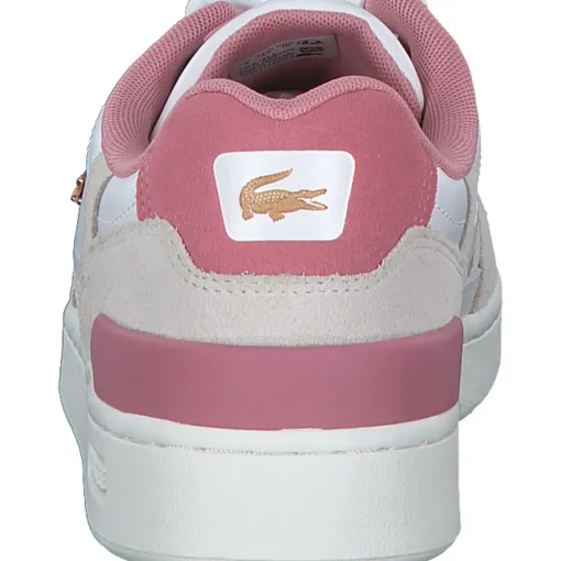 Lacoste T-Clip 47SFA0082, Schnürschuhe, Damen, weiß / light pink