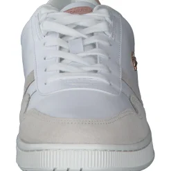 Lacoste T-Clip 44SFA0063, Schnürschuhe, Damen, White / Light Pink / Beige