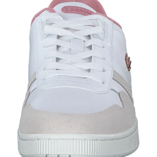 Lacoste T-Clip 47SFA0082, Schnürschuhe, Damen, weiß / light pink
