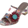 Laura Vita Luciao 16, Plateau-Pantoletten, Damen, Grau
