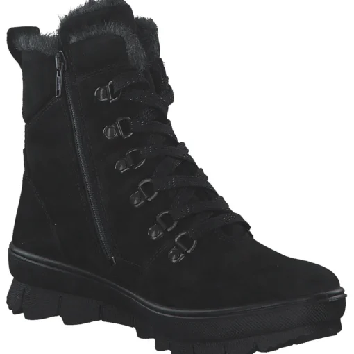 Legero 2-000530-0000 NOVARA, Schnürstiefel, Damen, schwarz (schwarz)