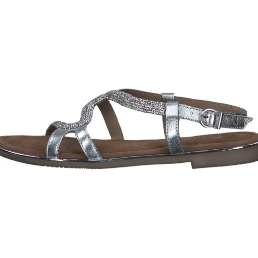 Marco Tozzi 28143, Keilsandaletten, Damen, SILVER COMB