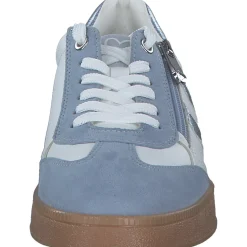 Marco Tozzi 23739-44, Schnürschuhe, Damen, WHITE/LT.BLUE COMB