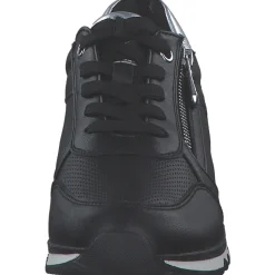 Marco Tozzi 23782, Schnürschuhe, Damen, BLACK/GUN MTL