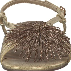 Menbur 25414, Keilsandaletten, Damen, gold