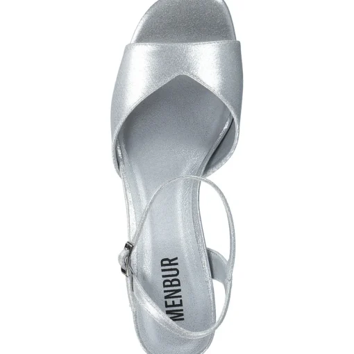 Menbur 25600, Plateau-Sandaletten, Damen, Grau