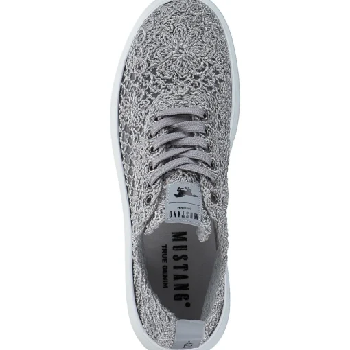 Mustang 1468301, Schnürschuhe, Damen, Grau