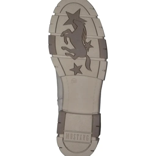 Mustang 1443602-243, Schnürstiefel, Damen, Beige (Ivory)