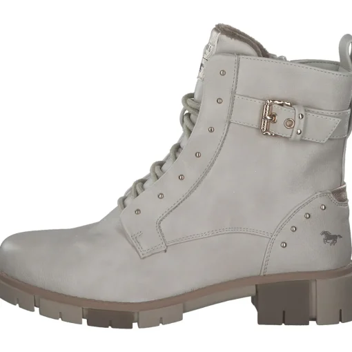 Mustang 1443505, Stiefeletten, Damen, IVORY