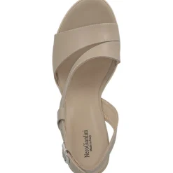 NeroGiardini E410440D, Plateau-Sandaletten, Damen, Beige