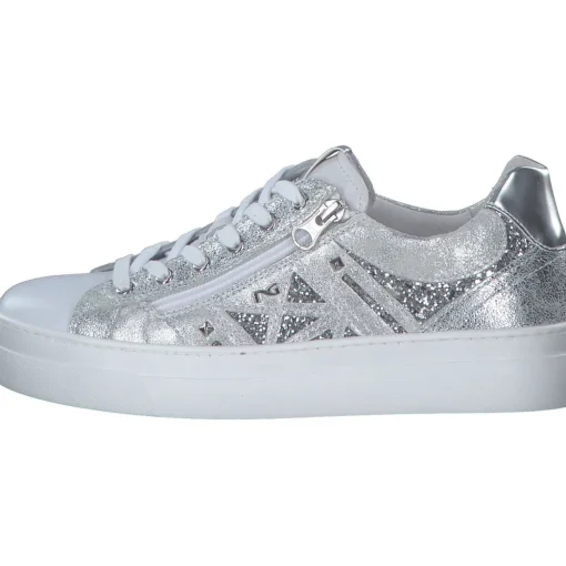 NeroGiardini E513010D, Schnürschuhe, Damen, bianco/silver