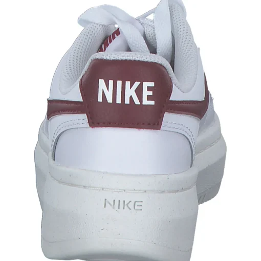 Nike Court Vision DZ5394, Schnürschuhe, Damen, white/team red-sail