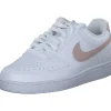 Nike Court Vision Low Better DH3158, Schnürschuhe, Damen, white/pink oxford