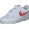 Nike Court Vision Low HV5246, Schnürschuhe, Damen, white/magic ember-sail