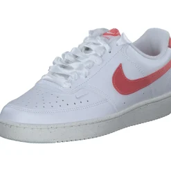 Nike Court Vision Low HV5246, Schnürschuhe, Damen, white/magic ember-sail