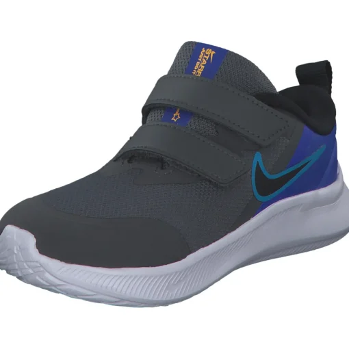 Nike Star Runner 3 DA2778 M, Sneakers Low, Kinder, iron grey/black-blue lighting