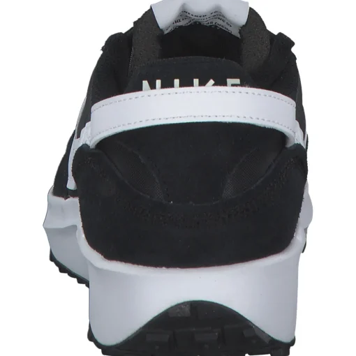 Nike Waffle Debut DH9523, Sneakers Low, Damen, BLACK/WHITE-ORANGE-CLEAR