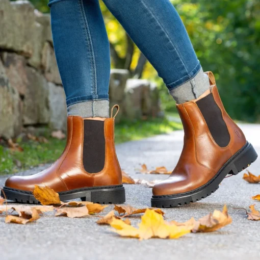 Palado Alicudi, Chelsea Boots, Damen, Braun