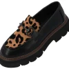 Palado Alyndra, Loafers, Damen, Schwarz/Leo Braun