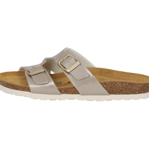 Palado Arrila, Pantoletten, Damen, Beige Metallic