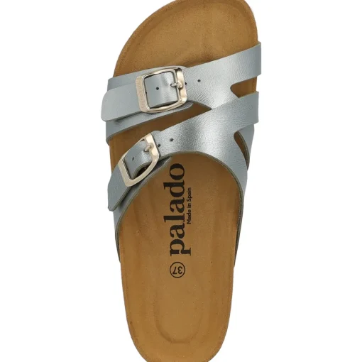 Palado Arrila, Pantoletten, Damen, Olive Metallic