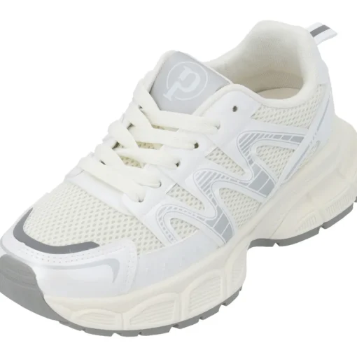 Palado Borgan, Sneakers Low, Damen, Weiß/Silber