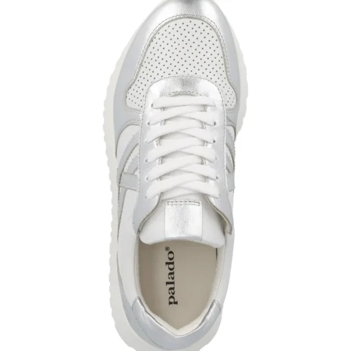 Palado Bradlix, Sneakers Low, Damen, Weiß/Silber