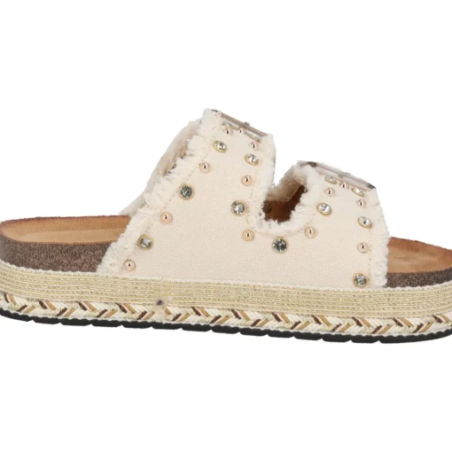 Palado Brutees by Sila Sahin, Plateau-Sandaletten, Damen, Beige