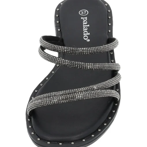 Palado Celleri, Pantoletten & Badeschuhe, Damen, Schwarz