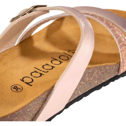 Palado Chios, Pantoletten, Damen, Metallic Rosegold