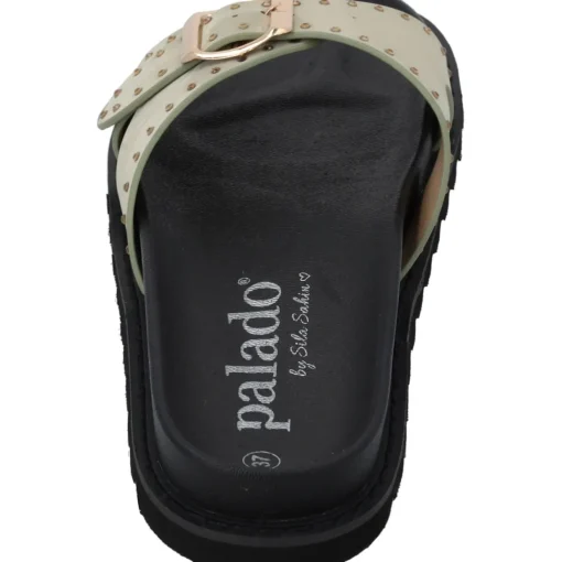 Palado Cirlo by Sila Sahin, Pantoletten & Badeschuhe, Damen, Khaki