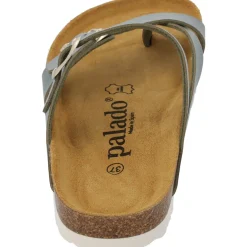 Palado Cres Metallic, Pantoletten, Damen, Olive
