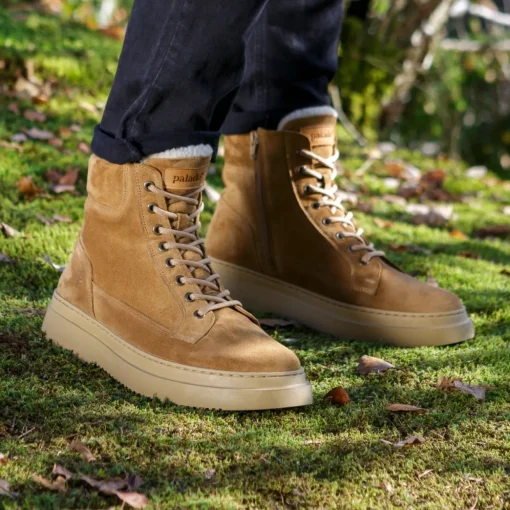 Palado Davlis, Schnürstiefeletten, Herren, Camel