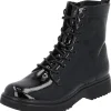 Palado Djerba, Schnürstiefel, Damen, Schwarz Lack