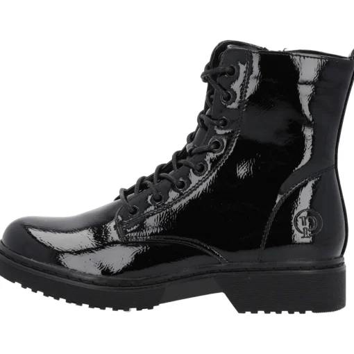 Palado Djerba, Schnürstiefel, Damen, Schwarz Lack