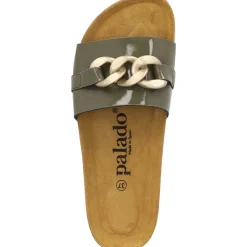 Palado Gozo, Pantoletten, Damen, Khaki Lack