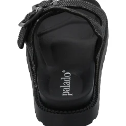 Palado Irisa, Plateau-Pantoletten, Damen, Schwarz Strass